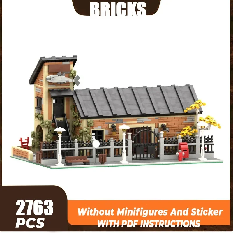 Moc Building Bricks Street View Model Old Canning Fish Factory Technology Modular Blocks Gifts Toys For Children DIY Assembly
Moc Building Bricks Street View Model Old Canning Fish Factory Technology Modular Blocks Gifts Toys For Children DIY Assembly