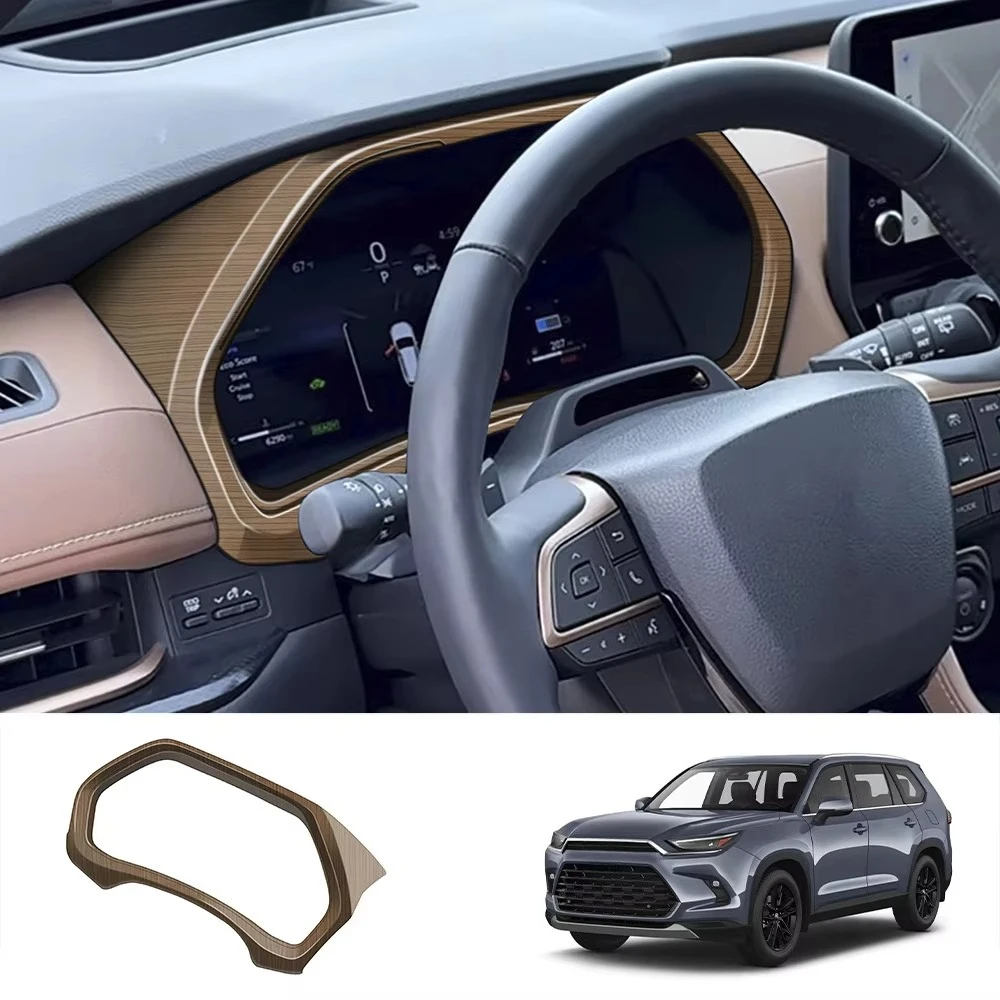 Для Toyota Grand Highlander 2024 2025 ABS внутренняя приборная панель автомобиля панель дисплея декоративное кольцо накладка наклейка
Для Toyota Grand Highlander 2024 2025 ABS внутренняя приборная панель автомобиля панель дисплея декоративное кольцо накладка наклейка