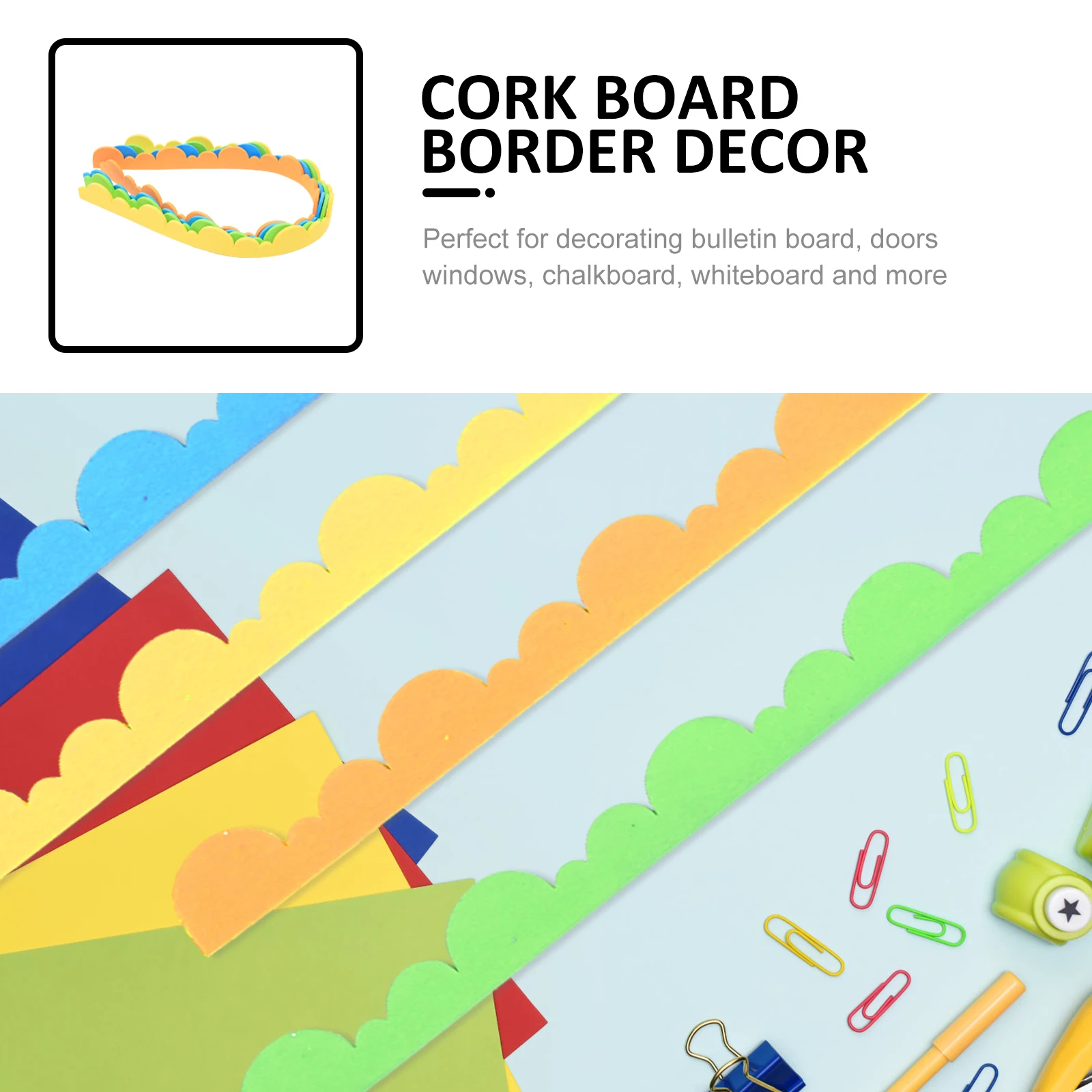 Foam Decorations Blackboard Frame Bulletin Borders Trim Scalloped Pattern Classroom Playroom Party Cork Border Cases Teaching
Foam Decorations Blackboard Frame Bulletin Borders Trim Scalloped Pattern Classroom Playroom Party Cork Border Cases Teaching