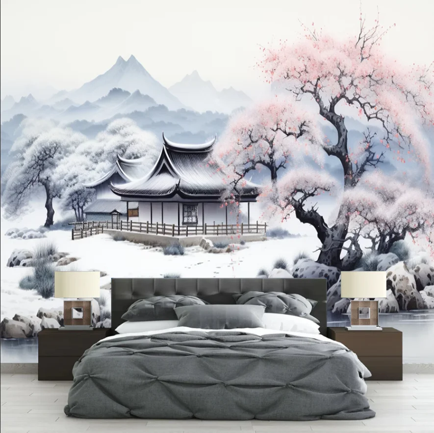 Custom size mural Children's Room Girls' Room Romantic Pink Cherry Tree Background Hanging Picture Home Decoration 3D Wallpaper
Custom size mural Children's Room Girls' Room Romantic Pink Cherry Tree Background Hanging Picture Home Decoration 3D Wallpaper