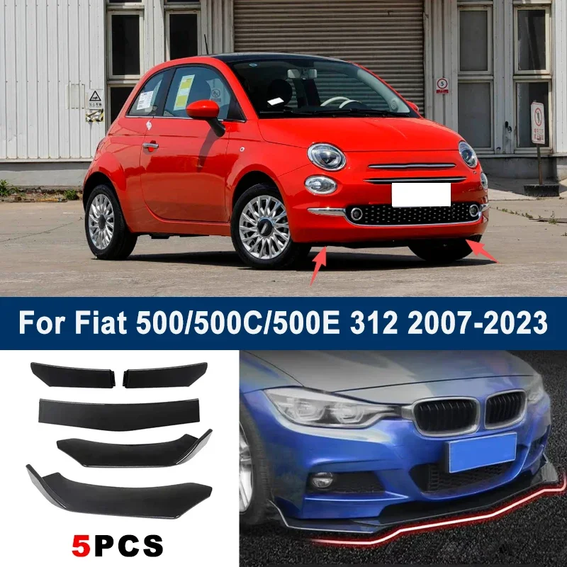 For Fiat 500 500C 500E 312 2007-2023 model, adjustable 5PCS front bumper lip spoiler protection decorative kit, car body kit
For Fiat 500 500C 500E 312 2007-2023 model, adjustable 5PCS front bumper lip spoiler protection decorative kit, car body kit
