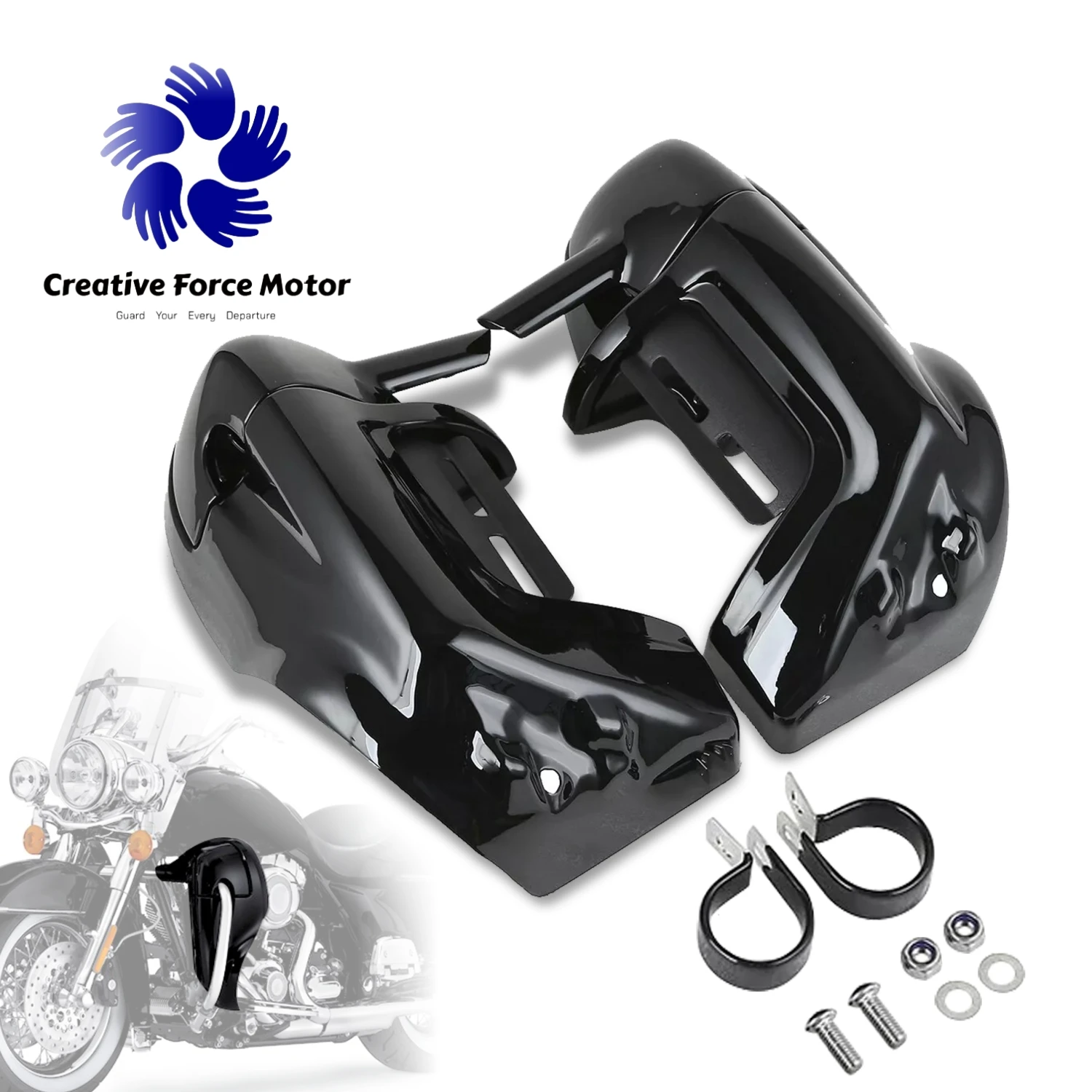 1993-2013 ABS Lower Vented Leg Fairings Motorcycle Vivid Black Warmers Glove Box For Harley Touring Electra Glide Road King FLTR
1993-2013 ABS Lower Vented Leg Fairings Motorcycle Vivid Black Warmers Glove Box For Harley Touring Electra Glide Road King FLTR