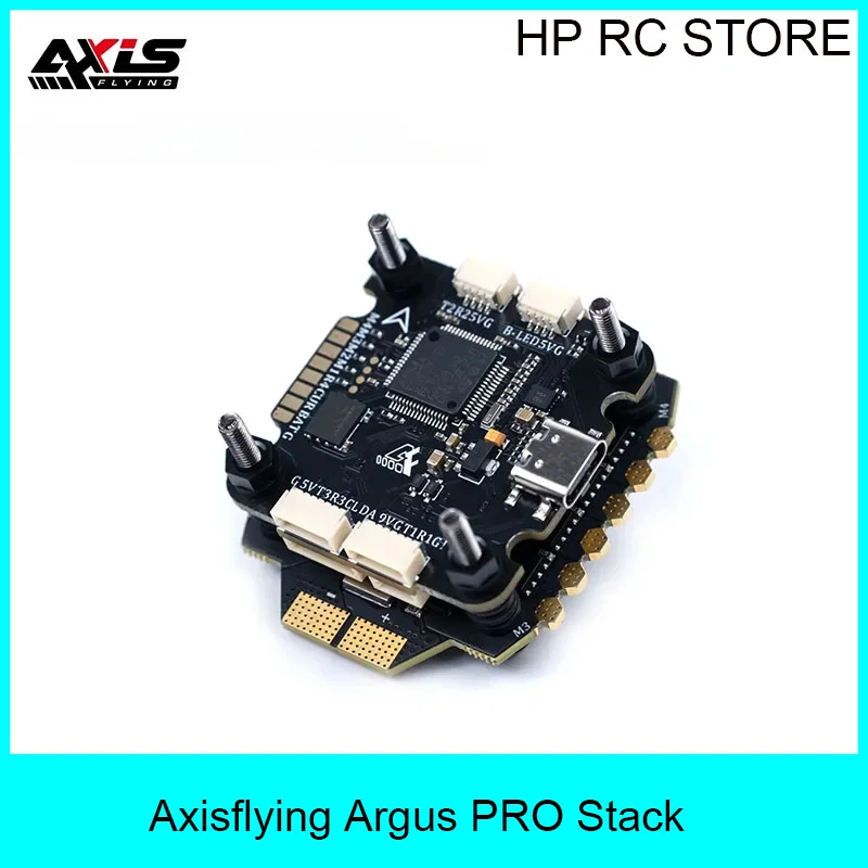 Axisflying Argus PRO PnP F722 Flight Controller w/ 55A/65A BL32 4in1 ESC, ICM42688P 16MB Blackbox 30x30mm for FPV Freestyle
Axisflying Argus PRO PnP F722 Flight Controller w/ 55A/65A BL32 4in1 ESC, ICM42688P 16MB Blackbox 30x30mm for FPV Freestyle