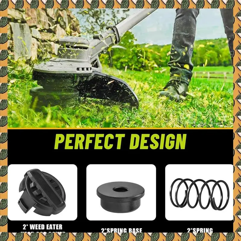 A77I 2Pack DWO1DT995 Weed Trimmer Head With Weedeater Cap And Spring For Weed Trimmer 20V Parts DCST922 
A77I 2Pack DWO1DT995 Weed Trimmer Head With Weedeater Cap And Spring For Weed Trimmer 20V Parts DCST922