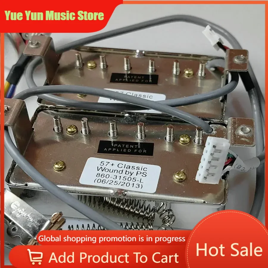 Alnico 2 Humbucker Guitar Pickups Set '57 Classic 8K Bridge Position '57 Classic plus 8.6K Neck Position for Electric Guitar
Alnico 2 Humbucker Guitar Pickups Set '57 Classic 8K Bridge Position '57 Classic plus 8.6K Neck Position for Electric Guitar