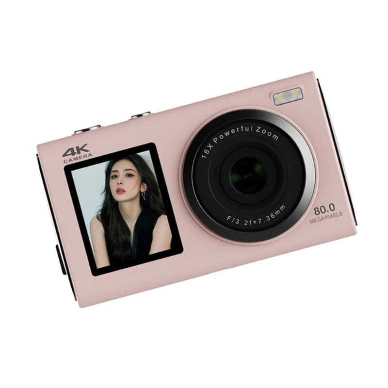 H7BA Student Digital Camera 4K Double Screen 8000W Pixel Auto Focuses Long Battery
H7BA Student Digital Camera 4K Double Screen 8000W Pixel Auto Focuses Long Battery