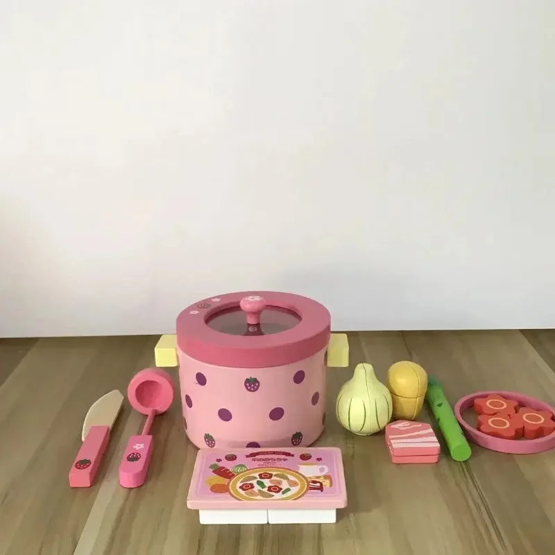 Play House Toy Cooking Early Education Puzzle Game Vegetable Hotpot Simulation Wooden Girl Children's Kitchen Toy
Play House Toy Cooking Early Education Puzzle Game Vegetable Hotpot Simulation Wooden Girl Children's Kitchen Toy