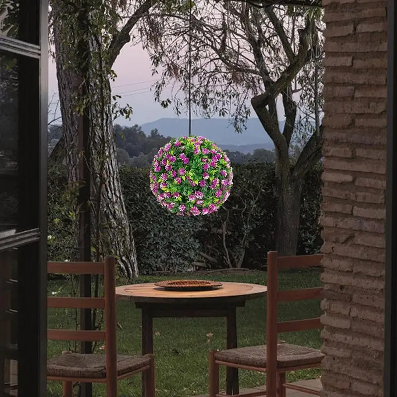 Artificial Flower Topiary Balls Faux Boxwood Balls Plants Waterproof Hangable Ornaments For Garden Wedding Balcony Backyard
Artificial Flower Topiary Balls Faux Boxwood Balls Plants Waterproof Hangable Ornaments For Garden Wedding Balcony Backyard
