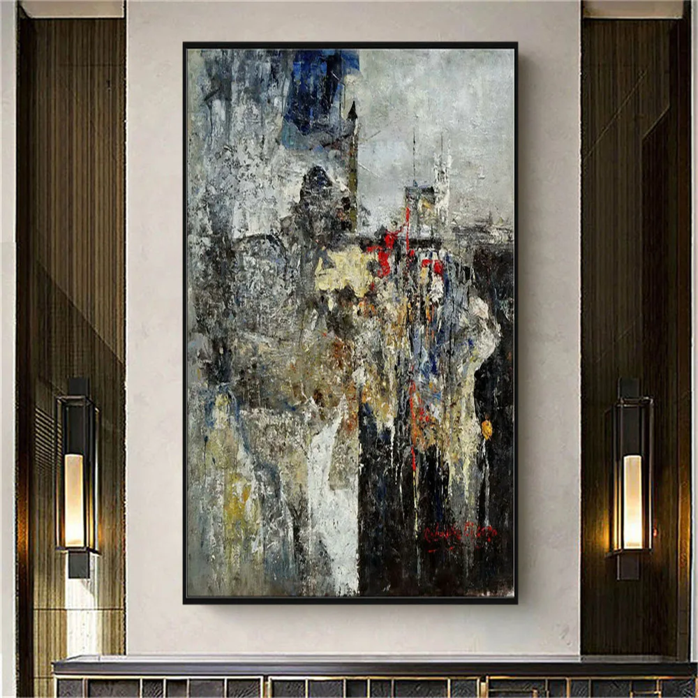 100% Handmade High Quality Abstract Picture Ideas Pop Art Painting On Canvas White Black Wall Art Nordic Oil Painting Home Decor
100% Handmade High Quality Abstract Picture Ideas Pop Art Painting On Canvas White Black Wall Art Nordic Oil Painting Home Decor