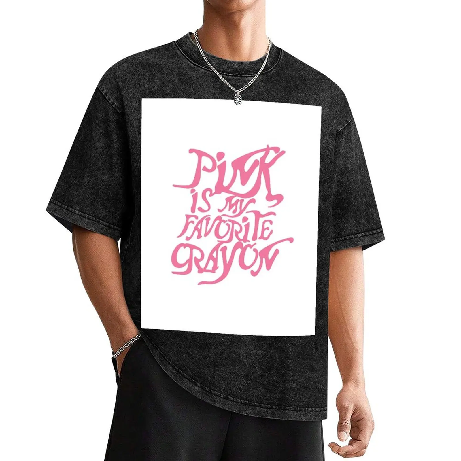 Pink is my favorite crayon T-Shirt Short sleeve tee rapper graphic tees funny meme t-shirts luxury clothes men
Pink is my favorite crayon T-Shirt Short sleeve tee rapper graphic tees funny meme t-shirts luxury clothes men