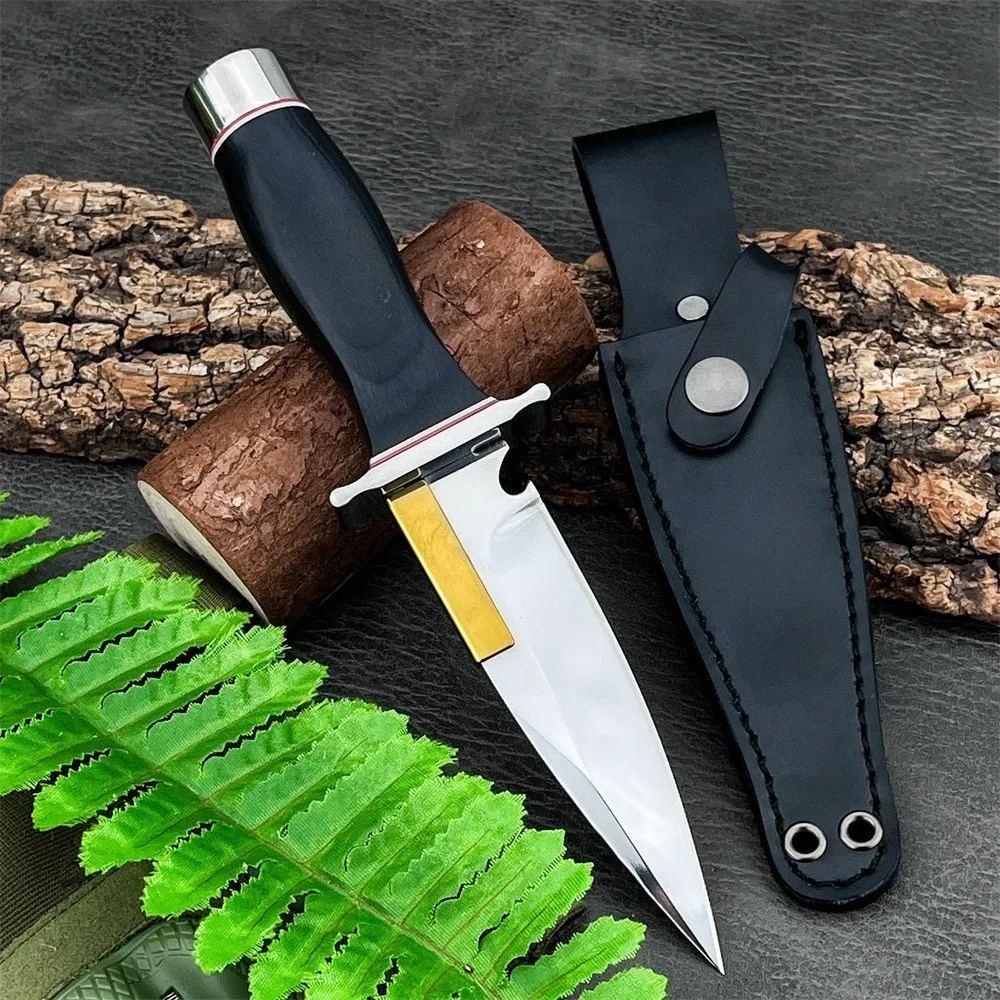 Hot Seller Sheathed Compact Camping Fixed Blade Knife Carry Jungle Adventure Tool Outdoor Knife 9Cr13Mov Blade Ebony Handle
Hot Seller Sheathed Compact Camping Fixed Blade Knife Carry Jungle Adventure Tool Outdoor Knife 9Cr13Mov Blade Ebony Handle