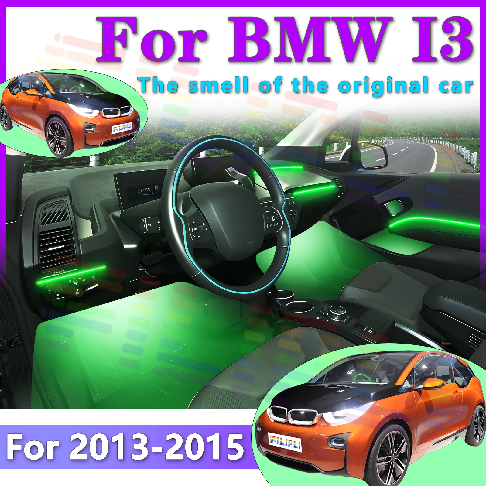 FILIPLI для BMW i3 G28 BEV, двухдверный автомобильный интерьер, акриловая светодиодная лента для экологического освещения, 64 цвета, приложение для обновления вождения Exp
FILIPLI для BMW i3 G28 BEV, двухдверный автомобильный интерьер, акриловая светодиодная лента для экологического освещения, 64 цвета, приложение для обновления вождения Exp