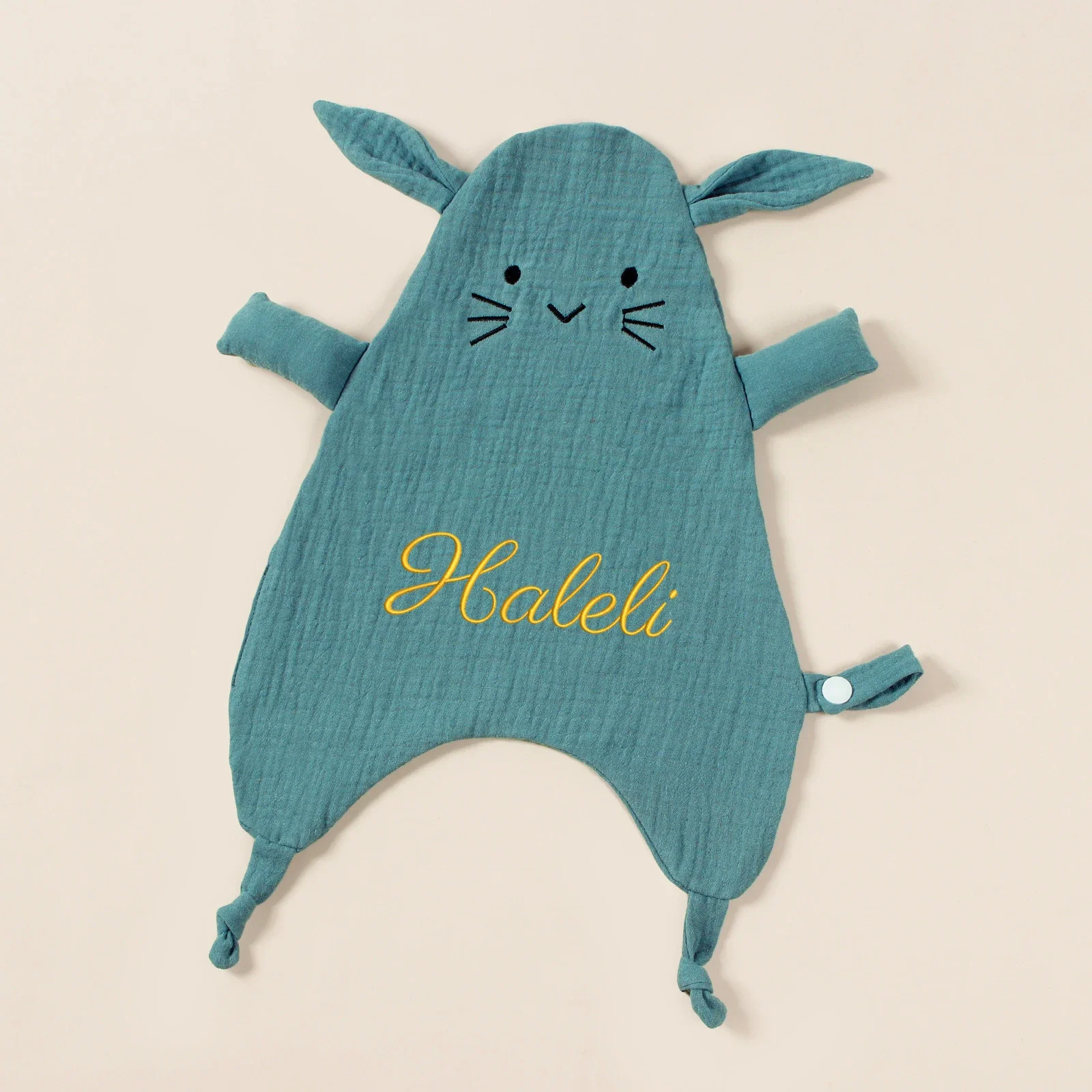 Personalized Name Cotton Comforter Blanket Cute Cats Sleeping Dolls Rabbit Ears Sleep Toy Soothe Appease Towel Bibs Saliva Towel
Personalized Name Cotton Comforter Blanket Cute Cats Sleeping Dolls Rabbit Ears Sleep Toy Soothe Appease Towel Bibs Saliva Towel