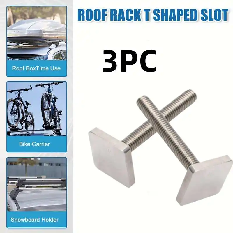 3PC Fit For Thule FreeRide 532 T-Bolts T Track Roof Mount Cycle Carrier High-Quality Automotive Parts 20X20mm*M6*35mm
3PC Fit For Thule FreeRide 532 T-Bolts T Track Roof Mount Cycle Carrier High-Quality Automotive Parts 20X20mm*M6*35mm