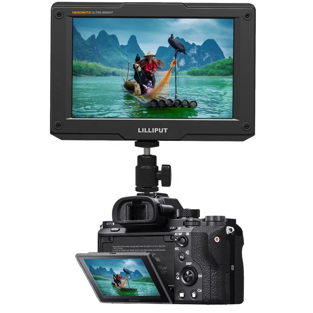 LILLIPUT H7S 7 Inch 4K for HDMI 1800 Nit Ultra Bright Camera Monitor with 3G-SDI Input and Loop Output Camera Accessories
LILLIPUT H7S 7 Inch 4K for HDMI 1800 Nit Ultra Bright Camera Monitor with 3G-SDI Input and Loop Output Camera Accessories
