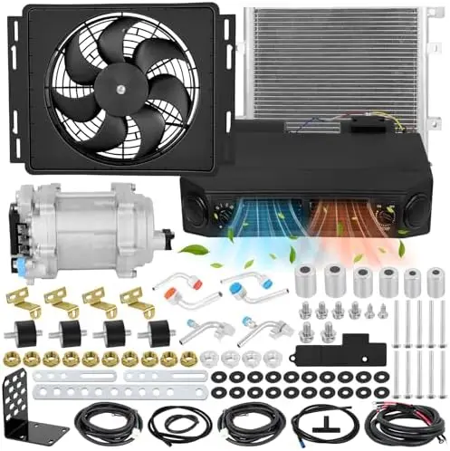 12V DC 10000 BTU Universal Air Conditioner & Heater for Car, RV, Van, Truck – Under Dash A/C System Kit
12V DC 10000 BTU Universal Air Conditioner & Heater for Car, RV, Van, Truck – Under Dash A/C System Kit