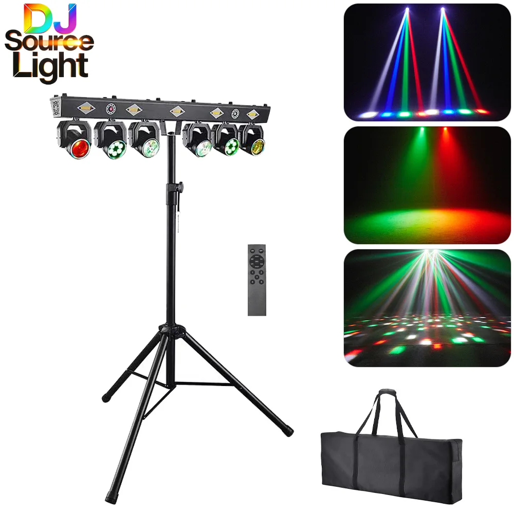 Светодиодный световой прибор DJSOURCE Effect Stand 6in1: стробоскоп, лазер, прожектор, Bee eye, RGB-кольцо, для вечеринок, баров, KTV, дискотек, сценического освещения, с подставкой.
Светодиодный световой прибор DJSOURCE Effect Stand 6in1: стробоскоп, лазер, прожектор, Bee eye, RGB-кольцо, для вечеринок, баров, KTV, дискотек, сценического освещения, с подставкой.