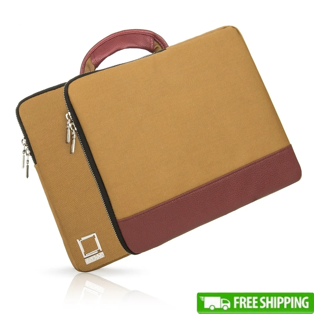 Stylish Laptop Sleeve Briefcase Hybrid with Padded Protection Hide-Away Handle Front Pocket 12 to 13.3 Inch Laptops
Stylish Laptop Sleeve Briefcase Hybrid with Padded Protection Hide-Away Handle Front Pocket 12 to 13.3 Inch Laptops