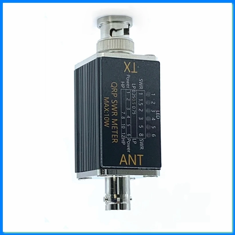 SWR Meter Power Meter 1-30mhz 10W Standing Wave Meter Power Meter 6 LED Indicators Portable SWR Meter Tapping BNC-A19I
SWR Meter Power Meter 1-30mhz 10W Standing Wave Meter Power Meter 6 LED Indicators Portable SWR Meter Tapping BNC-A19I