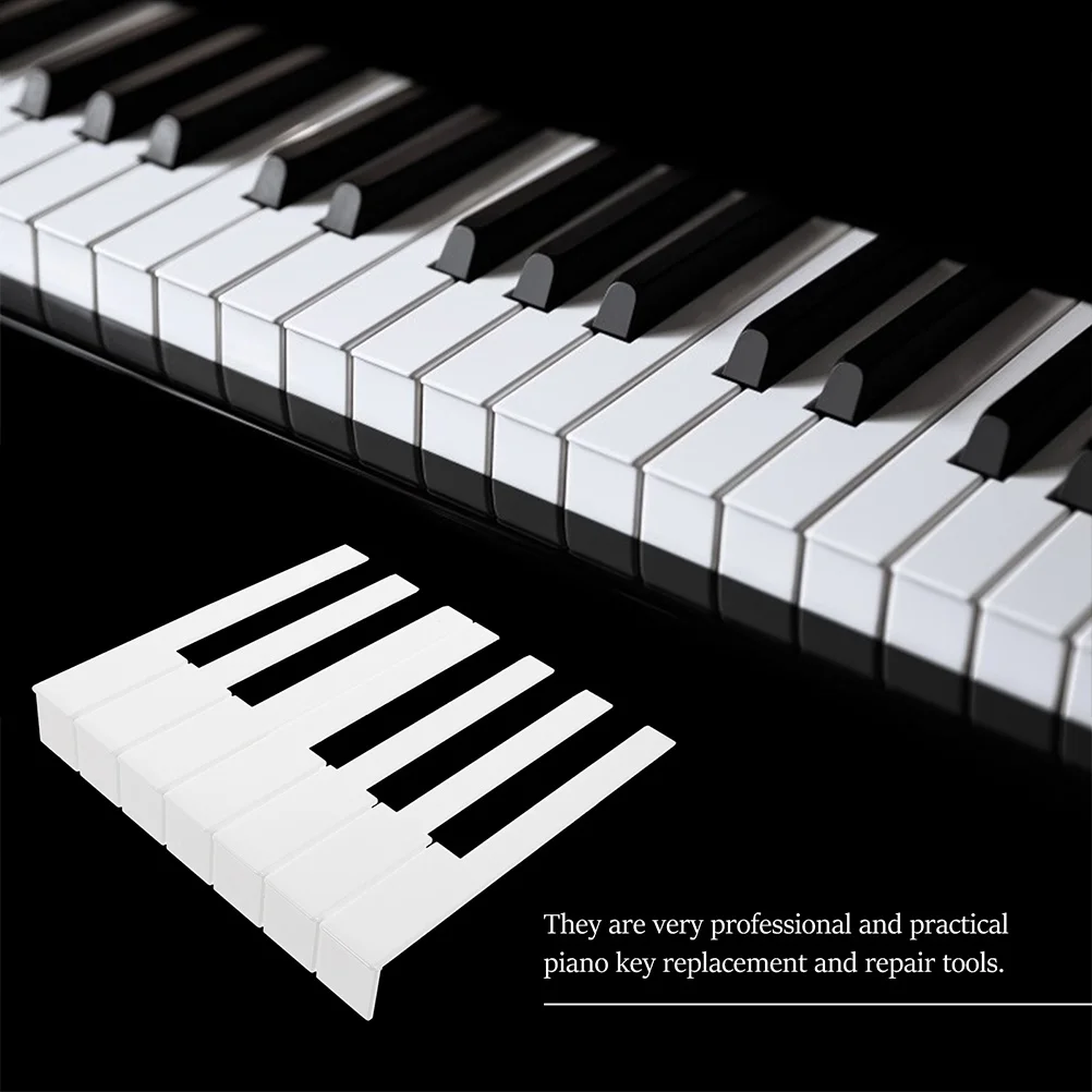 52 Pcs Keycaps Piano White Skin Accessories Accessory Keyboard Acrylic Replacement Tops
52 Pcs Keycaps Piano White Skin Accessories Accessory Keyboard Acrylic Replacement Tops
