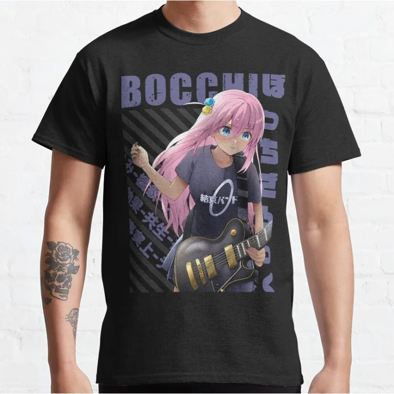 Vintage Movie Kawaii Anime girls Bocchi the Rock Cute Manga otaku Short-sleeve crewneck T-shirt for men large size Adult Tops
Vintage Movie Kawaii Anime girls Bocchi the Rock Cute Manga otaku Short-sleeve crewneck T-shirt for men large size Adult Tops