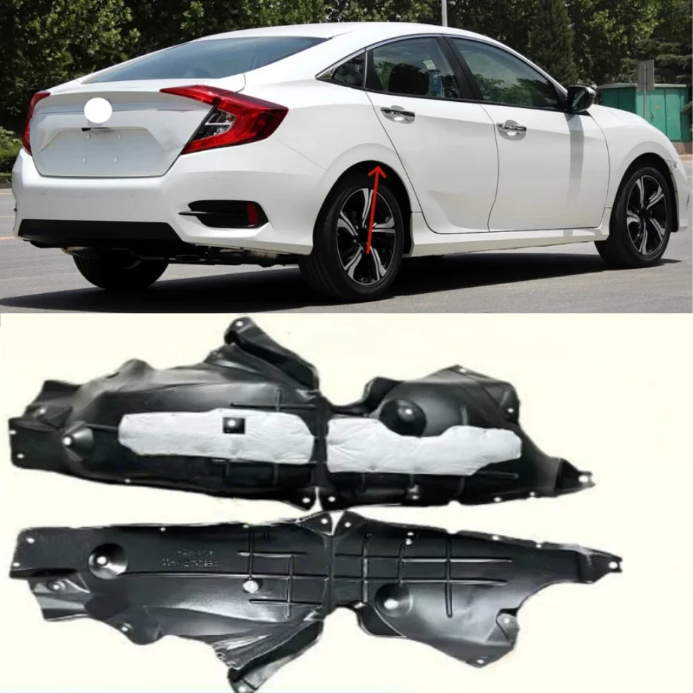 For Honda Civic rear wheel liner mudguard 2016-2021
For Honda Civic rear wheel liner mudguard 2016-2021