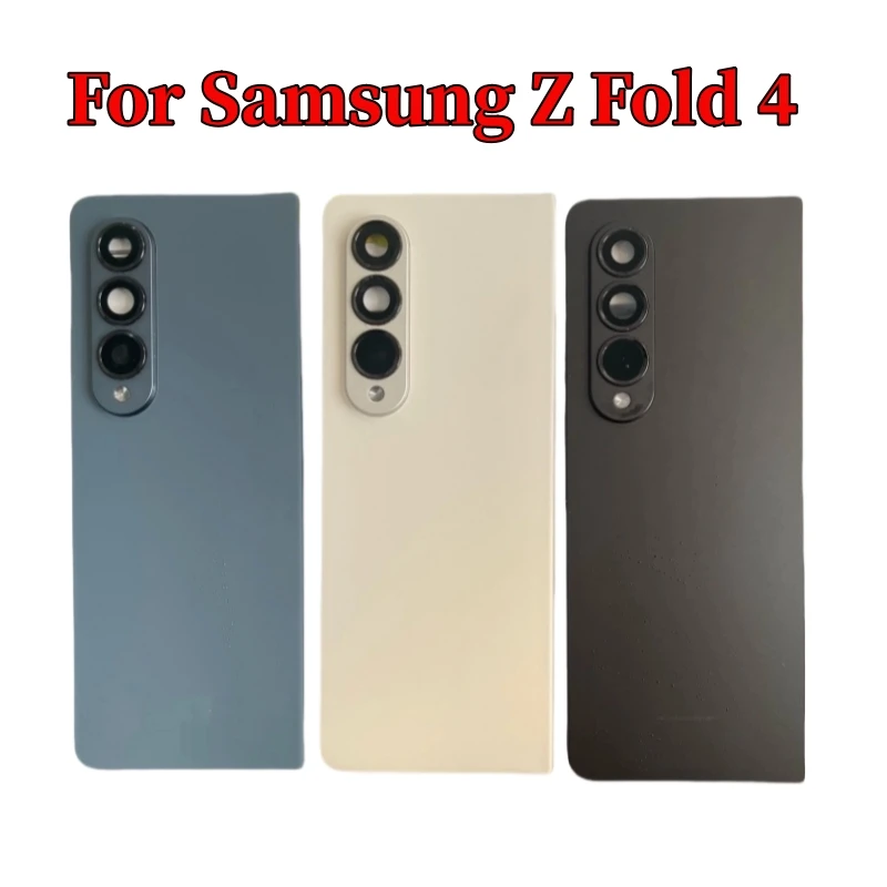 Задняя стеклянная крышка для SAMSUNG Galaxy Z Fold 4, SM-F936B, чехол для аккумулятора, корпус задней двери, крышка, панель, запасные части + объектив камеры 
Задняя стеклянная крышка для SAMSUNG Galaxy Z Fold 4, SM-F936B, чехол для аккумулятора, корпус задней двери, крышка, панель, запасные части + объектив камеры