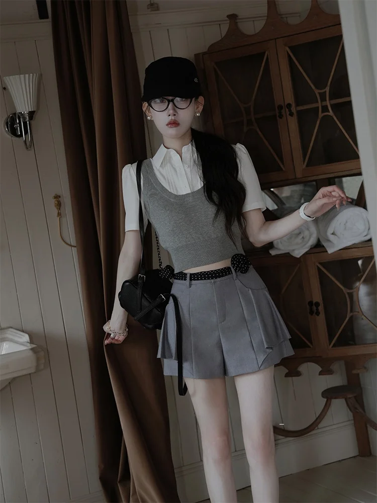 Bamboo Fiber ort Sve irt And Cotton orts Women's Faion Set Casual Sle Four Seasons Collection
Bamboo Fiber ort Sve irt And Cotton orts Women's Faion Set Casual Sle Four Seasons Collection