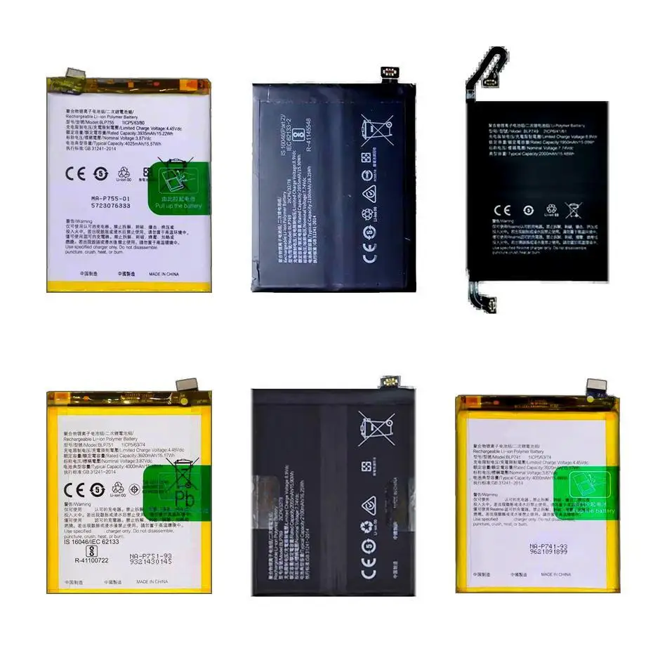 Battery 2000-4025Mah For Oppo K7 Realme 3 Find X2 K5 RMX1991 RMX1992 RMX1993 Pro 5G Lite 2020 4G BLP749 BLP741 BLP751
Battery 2000-4025Mah For Oppo K7 Realme 3 Find X2 K5 RMX1991 RMX1992 RMX1993 Pro 5G Lite 2020 4G BLP749 BLP741 BLP751