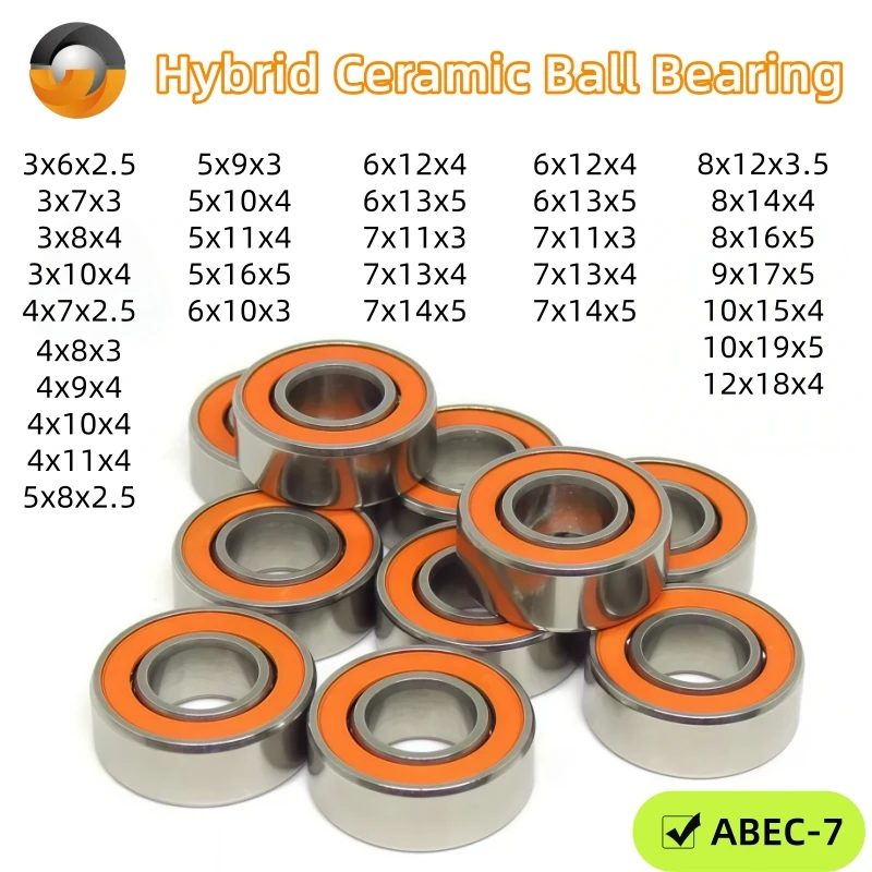 10pcs Stainless Steel Hybrid Ceramic Bearing Bait Casting Spinning Fishing Reels 3x8x4 3x7x3 3x10x4 4x10x4 5x10x4 mm Bearings
10pcs Stainless Steel Hybrid Ceramic Bearing Bait Casting Spinning Fishing Reels 3x8x4 3x7x3 3x10x4 4x10x4 5x10x4 mm Bearings