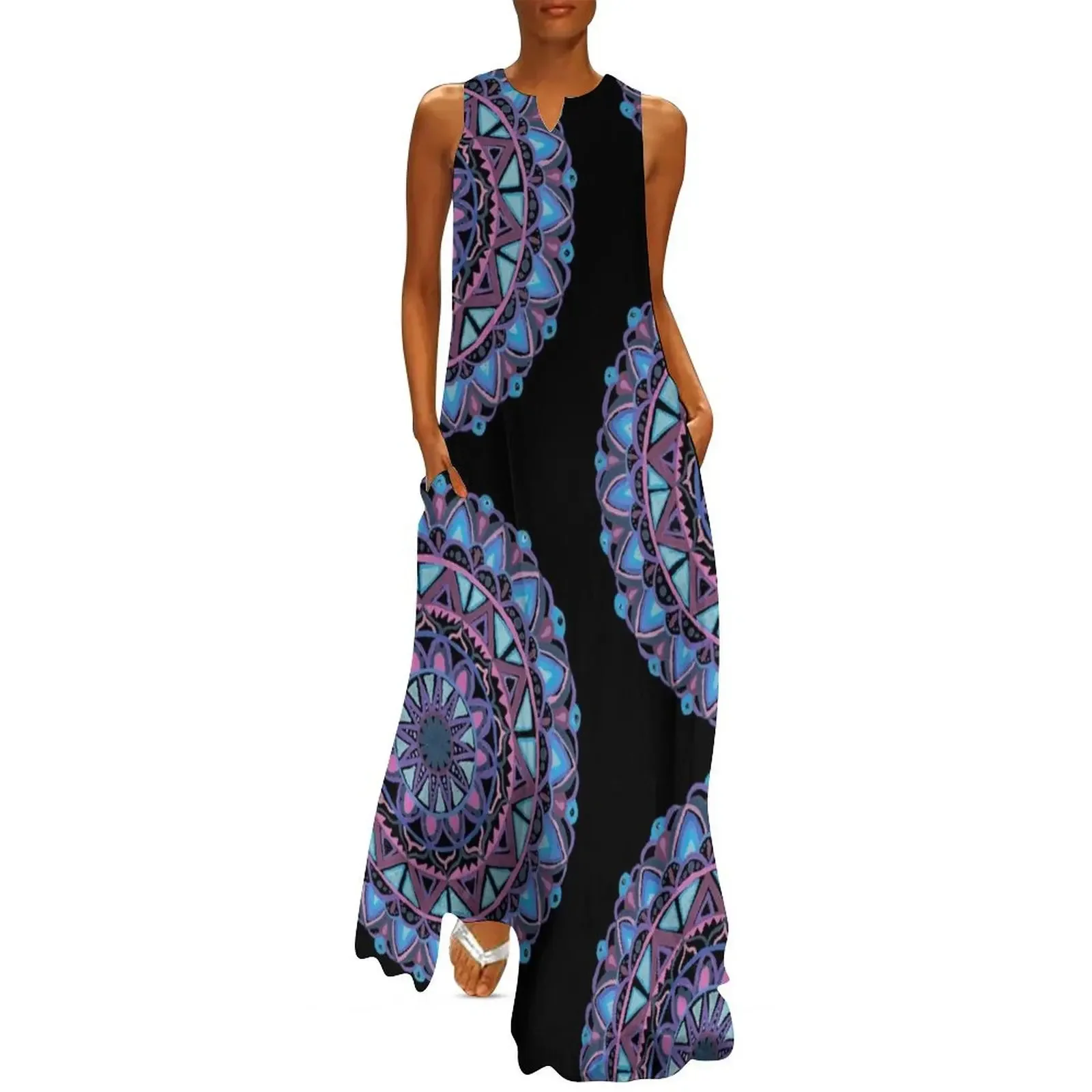 Blue and Pink Star Mandala Long Dress summer woman dress 2025 luxury woman evening dress dresses with long sleeves
Blue and Pink Star Mandala Long Dress summer woman dress 2025 luxury woman evening dress dresses with long sleeves