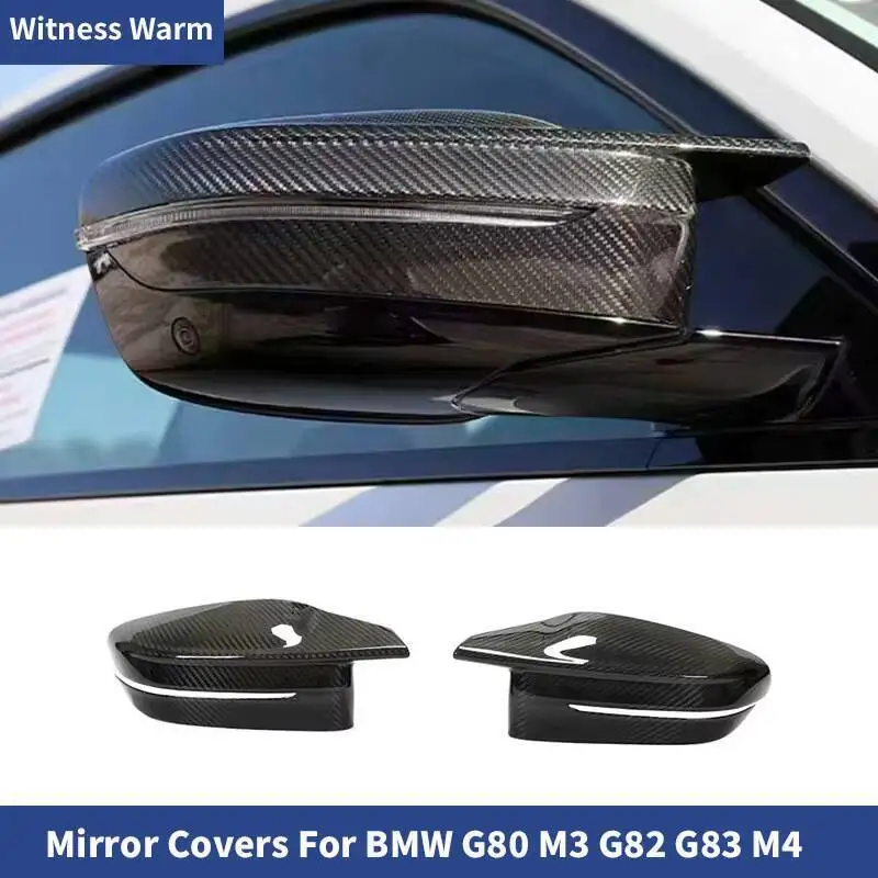 Car Rearview Mirror Covers Dry Carbon Fiber for BMW G80 M3 G82 G83 M4 2021-2023 Auto Racing Side Mirror Caps Shell
Car Rearview Mirror Covers Dry Carbon Fiber for BMW G80 M3 G82 G83 M4 2021-2023 Auto Racing Side Mirror Caps Shell