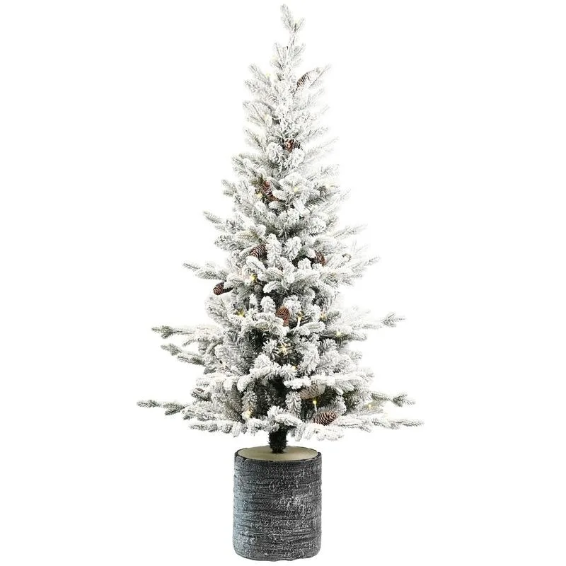 2ft PE/PVC decorated flocking basin tree Pine cone *3
2ft PE/PVC decorated flocking basin tree Pine cone *3