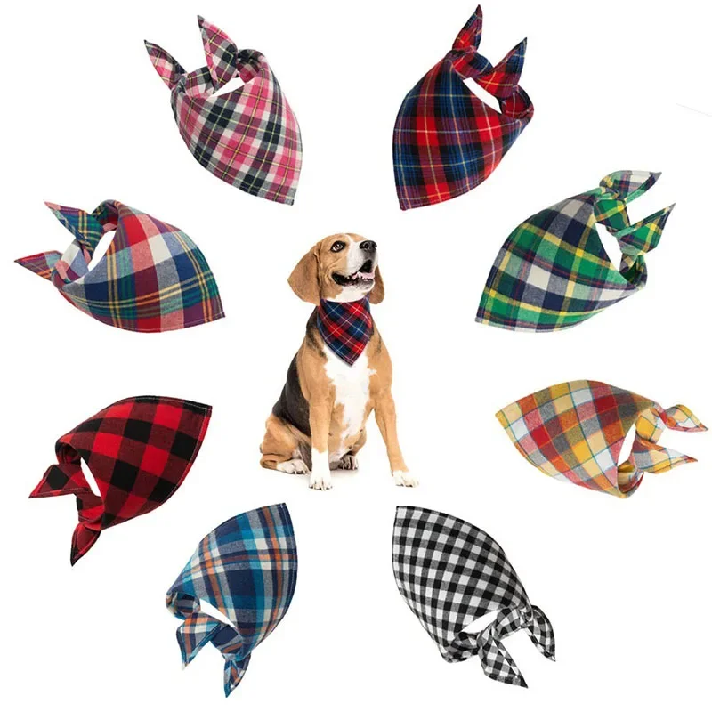 Dog Scarf Bandanas Large Pet Bandana For Dog Cotton Plaid Washable Bow Tie Collar Cat Puppy Triangular Scarf Bib Dog Accessories
Dog Scarf Bandanas Large Pet Bandana For Dog Cotton Plaid Washable Bow Tie Collar Cat Puppy Triangular Scarf Bib Dog Accessories