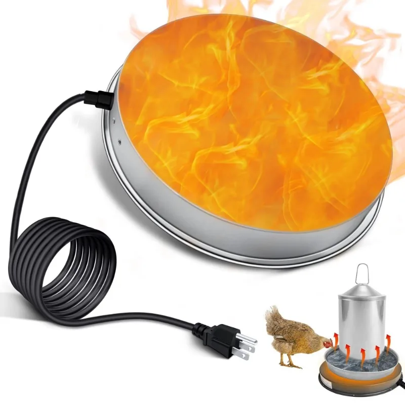 11/15in Farm Heated Chicken Water Drinker Base Thermostatic Control 110 Watt 3/5 Gallons Poultry Chicken Water Heater for Winter
11/15in Farm Heated Chicken Water Drinker Base Thermostatic Control 110 Watt 3/5 Gallons Poultry Chicken Water Heater for Winter