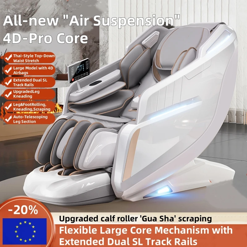 4D Smart Massage Chair Full-Body Luxury Space Capsule with Multifunctional Triple Control Operation Home Office Leisure Chair
4D Smart Massage Chair Full-Body Luxury Space Capsule with Multifunctional Triple Control Operation Home Office Leisure Chair