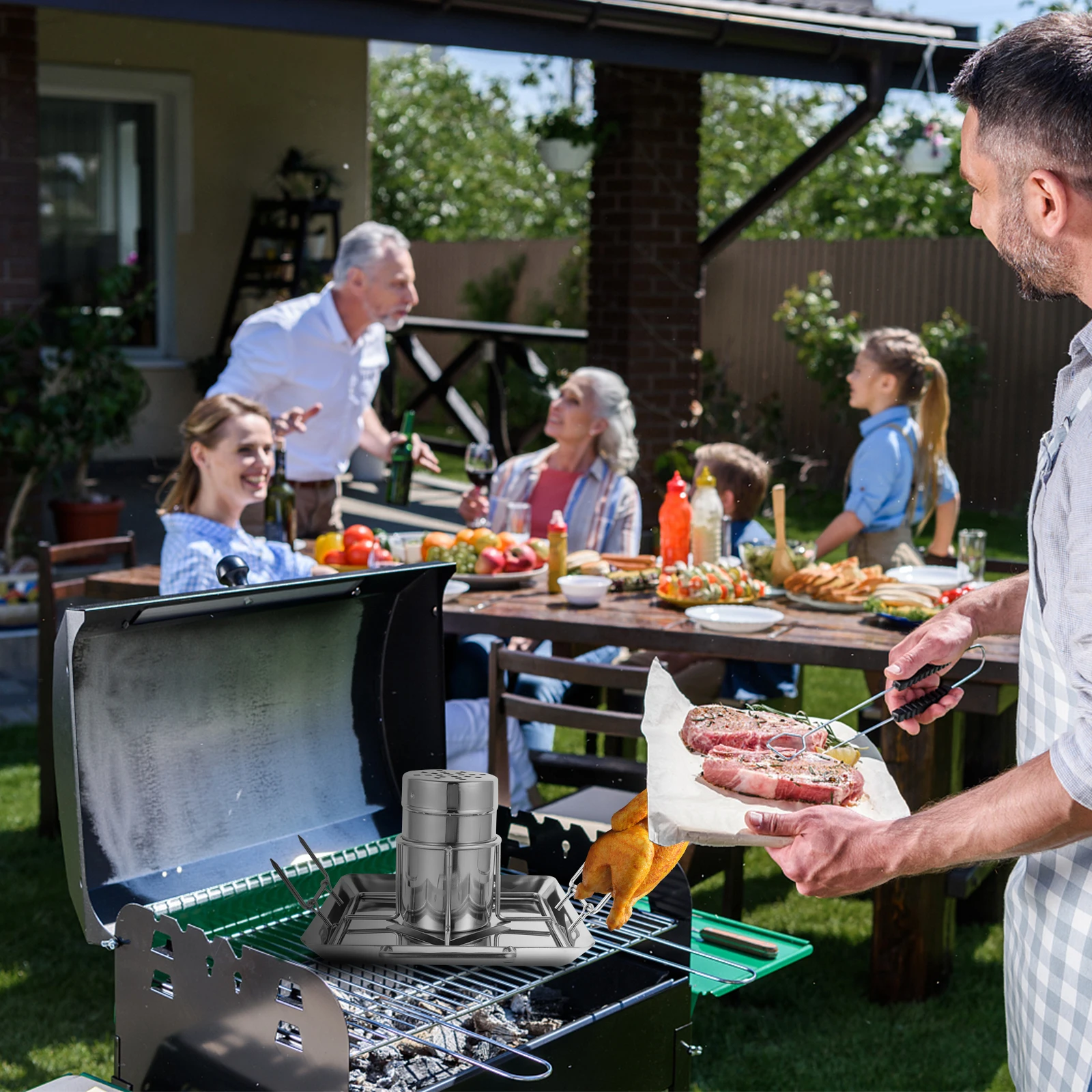 Grilled Chicken Plate Non Stick Barbecue Rack Portable Camping BBQ Tool Roaster St Poultry Drip Fat Easy Assemble Stainless
Grilled Chicken Plate Non Stick Barbecue Rack Portable Camping BBQ Tool Roaster St Poultry Drip Fat Easy Assemble Stainless