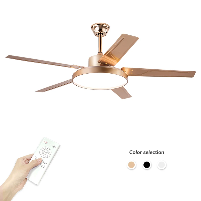52-Inch Modern Ceiling Fan with Light Remote Control Reversible DC Motor Noiseless Industrial Ceiling Fan for Living room Patio
52-Inch Modern Ceiling Fan with Light Remote Control Reversible DC Motor Noiseless Industrial Ceiling Fan for Living room Patio