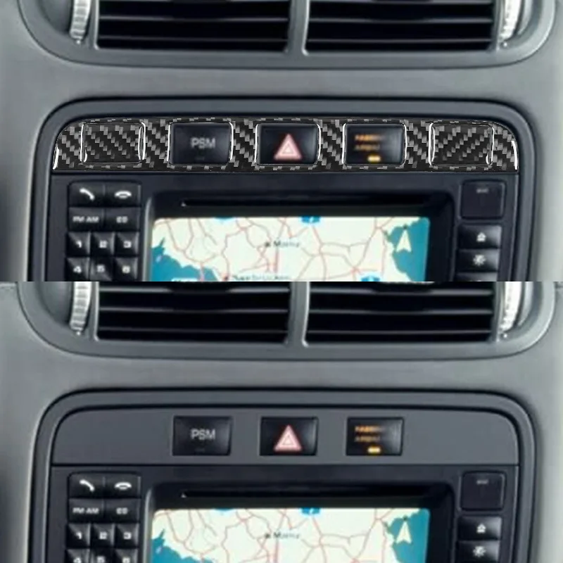 For Interior Modification of Porsche Cayenne Carbon Fiber Double Flash Frame Decorative Sticker 
For Interior Modification of Porsche Cayenne Carbon Fiber Double Flash Frame Decorative Sticker