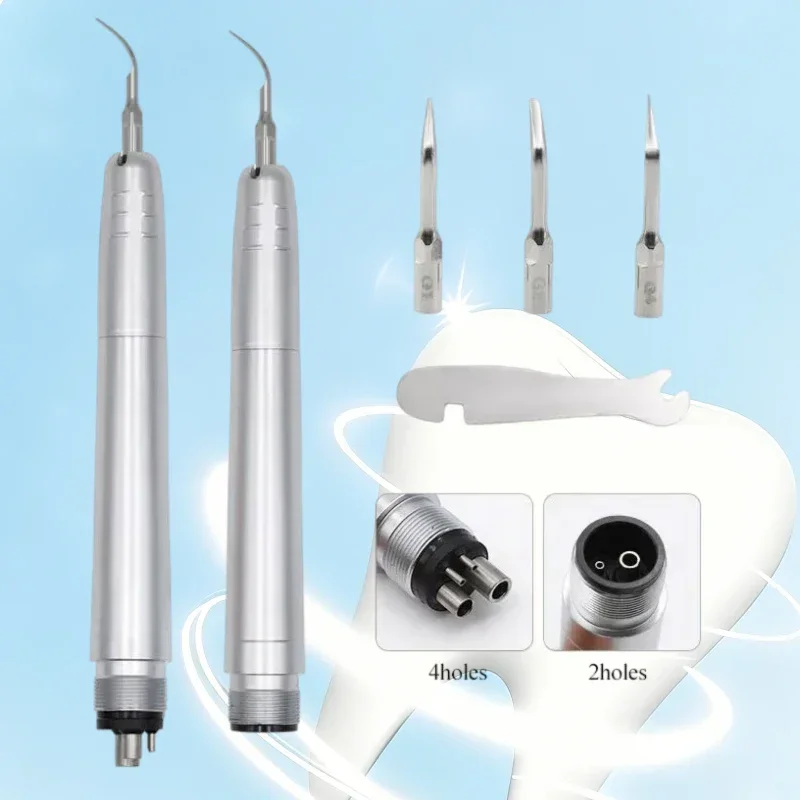 Dental Ultrasonic Air Scaler Pneumatic Scaler Handpiece Tooth Cleaning Whitening Calculus Removal Dentistry Cleaner 2/4 Hole
Dental Ultrasonic Air Scaler Pneumatic Scaler Handpiece Tooth Cleaning Whitening Calculus Removal Dentistry Cleaner 2/4 Hole