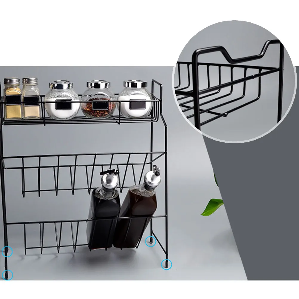 Черная 2-ярусная полка для специй с полым дном, органайзер для приправ, премиум-класс, из железа, многофункциональная полка для хранения для дома
Черная 2-ярусная полка для специй с полым дном, органайзер для приправ, премиум-класс, из железа, многофункциональная полка для хранения для дома