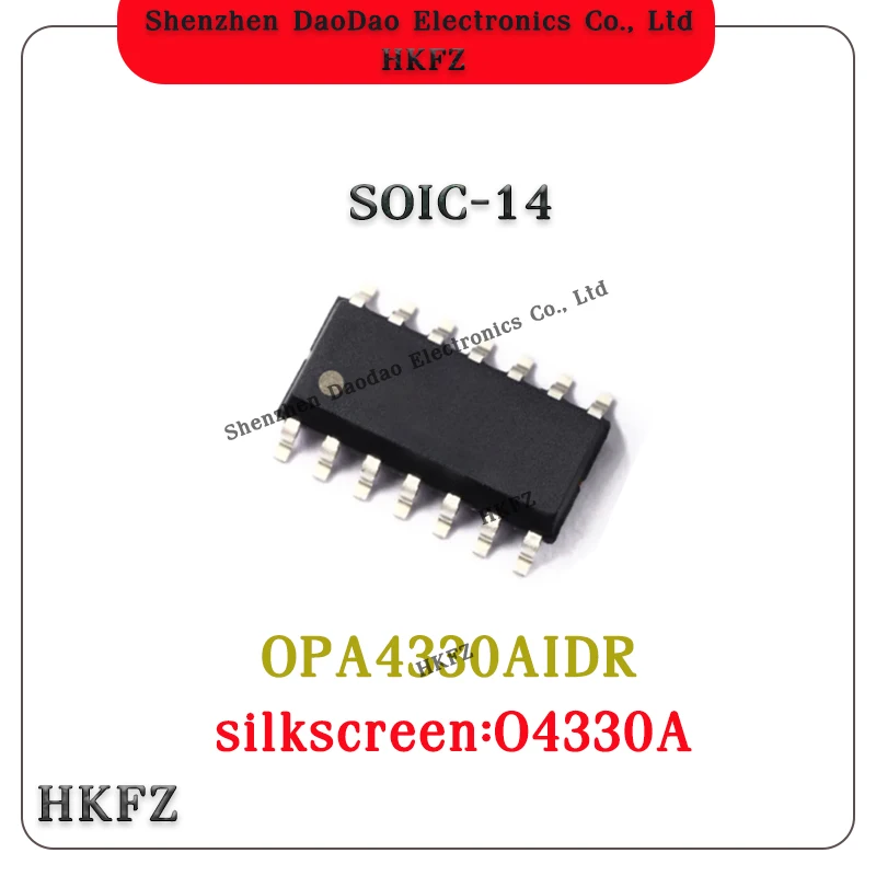 5Pcs OPA4330AIDR O4330A 04330A OPA4330 SOIC-14 four-way precision operational amplifier chip IC new original
5Pcs OPA4330AIDR O4330A 04330A OPA4330 SOIC-14 four-way precision operational amplifier chip IC new original