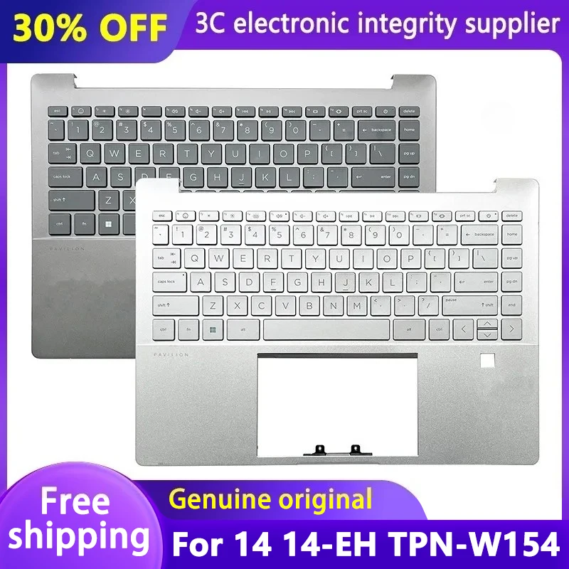 Original New US Keyboard for Pavilion 14 14-EH TPN-W154 Laptop Palmrest Upper Cover Top Case Backlit keyboard N10393-001
Original New US Keyboard for Pavilion 14 14-EH TPN-W154 Laptop Palmrest Upper Cover Top Case Backlit keyboard N10393-001