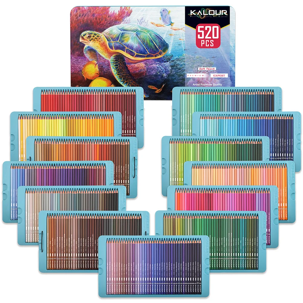 Kalour 520 Colors Art Wood Pencil Set Brutfuner Box Colored Pencil Oily Lead Darwing Painting School Art Stationery Gift Supply
Kalour 520 Colors Art Wood Pencil Set Brutfuner Box Colored Pencil Oily Lead Darwing Painting School Art Stationery Gift Supply
