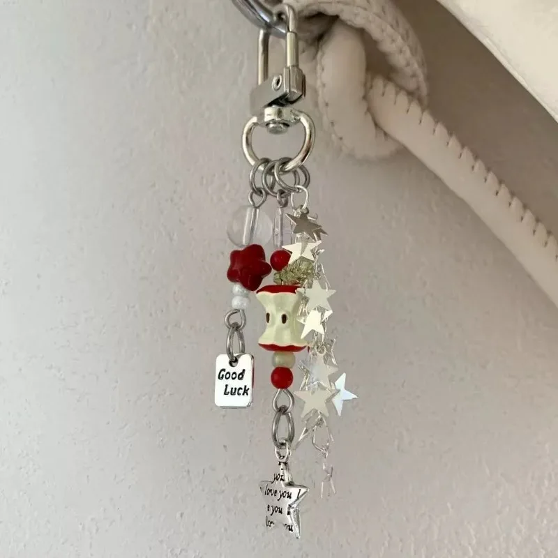 One Piece Sweet Star Red Fruit Handmade Beaded CCD Camera Strap DIY Phone Lanyard Journal Bag Charm Kawaii Ins Style Pendant
One Piece Sweet Star Red Fruit Handmade Beaded CCD Camera Strap DIY Phone Lanyard Journal Bag Charm Kawaii Ins Style Pendant