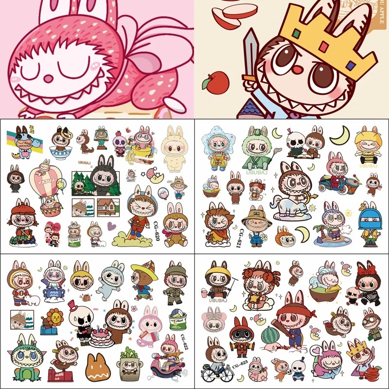 Cartoon Labubu Temporary Tattoo Stickers Cute Children Waterproof Tattoo For Kids Funny Birthday Gift
Cartoon Labubu Temporary Tattoo Stickers Cute Children Waterproof Tattoo For Kids Funny Birthday Gift