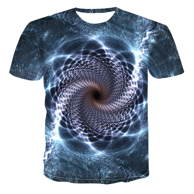 2025 Streetwear 3D Printed Geometric Spiral Pattern Loose Breathable Short Sleeve Customized Casual T-shirt for Men
2025 Streetwear 3D Printed Geometric Spiral Pattern Loose Breathable Short Sleeve Customized Casual T-shirt for Men