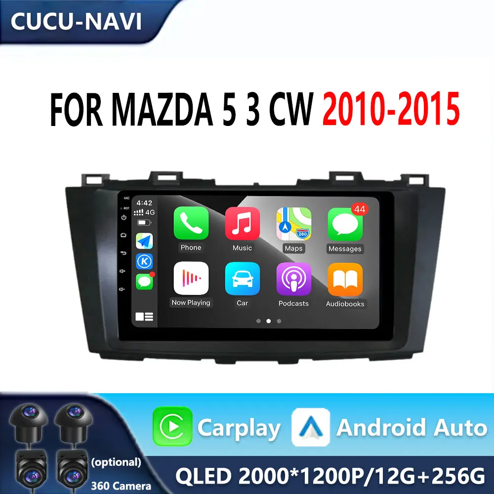Android 14 Carplay Auto для Mazda 5 CW 2010 2011 2012 2013 2014 2015 Мультимедийный автомобильный радиоприемник с навигацией Видео WIFI + 4G DSP
Android 14 Carplay Auto для Mazda 5 CW 2010 2011 2012 2013 2014 2015 Мультимедийный автомобильный радиоприемник с навигацией Видео WIFI + 4G DSP