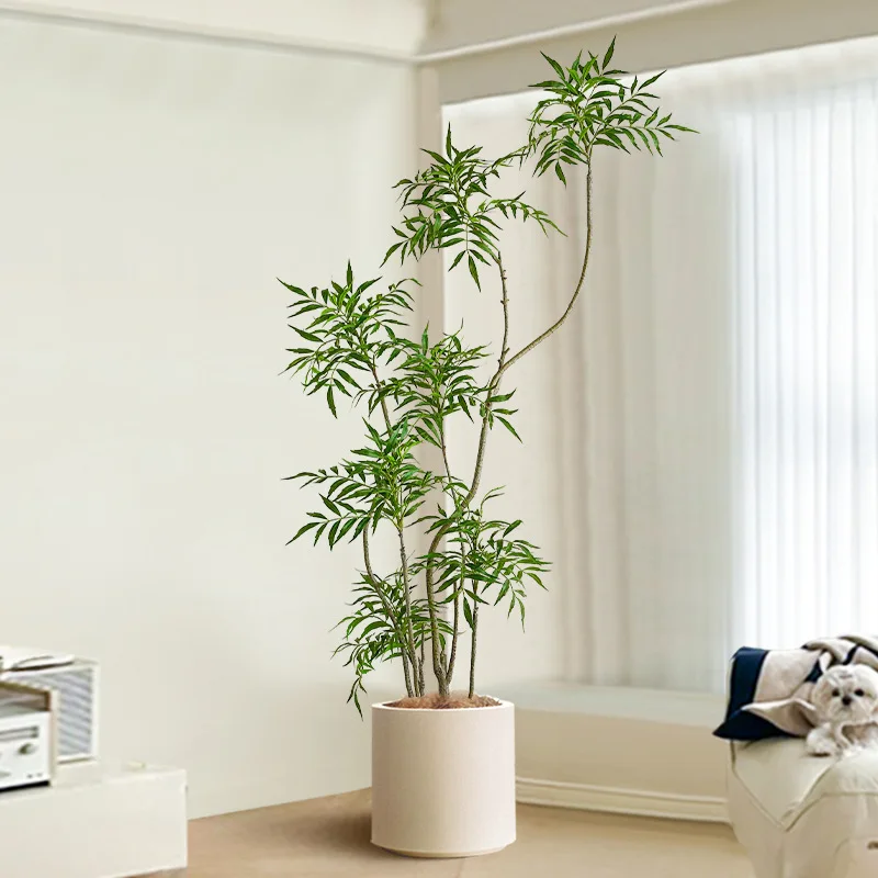 Large-scale simulated green plants, potted plants, indoor living room, high-end light luxury floor decoration, and advanced bion
Large-scale simulated green plants, potted plants, indoor living room, high-end light luxury floor decoration, and advanced bion