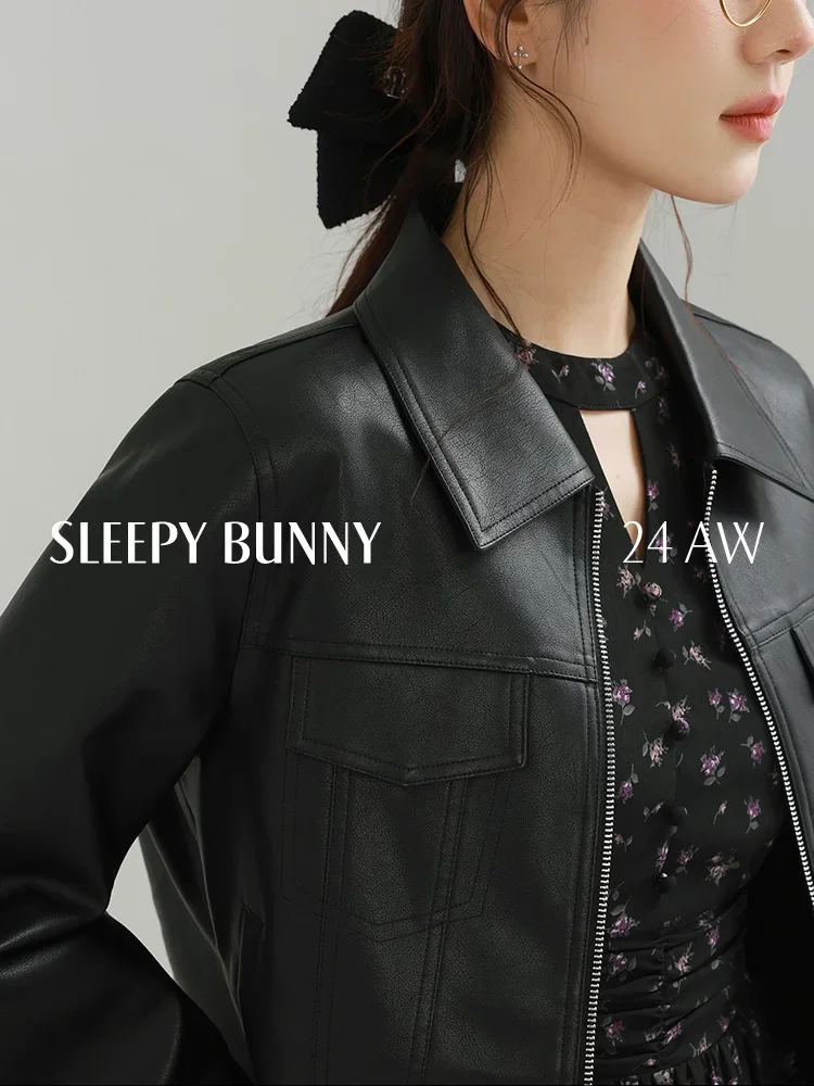 Vintage PU Leather Jacket Women Matte Finish Moto Coat Turn-Down Collar Petite Ladies American Retro Biker Style Outerwear
Vintage PU Leather Jacket Women Matte Finish Moto Coat Turn-Down Collar Petite Ladies American Retro Biker Style Outerwear